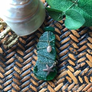 💚 SALE Handmade artisan seaglass pendant